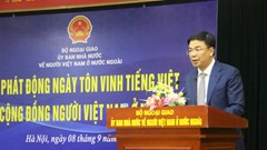 Phát động Ngày Tôn vinh tiếng Việt trong cộng đồng người Việt Nam ở nước ngoài