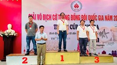 Kết thúc Giải cờ tướng đồng đội toàn quốc 2022