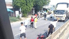 Tài xế mang theo cần sa, phóng xe tông CSGT khi bị kiểm tra