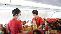 Vietjet khuyến mãi chưa từng có, giảm tới 50% giá vé SkyBoss và 55% giá vé SkyBoss Business