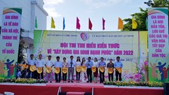 Kiên Giang khai mạc Hội thi tìm hiểu kiến thức về xây dựng gia đình hạnh phúc