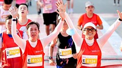 Gần 7.000 VĐV tham dự giải Hà Nội Marathon Techcombank lần đầu tiên