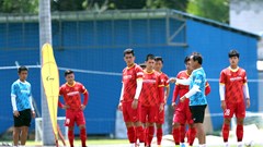 Tuyển Việt Nam tích cực tập luyện chuẩn bị cho trận đấu với Ấn Độ