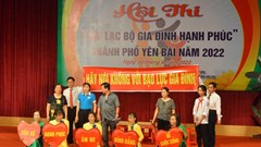 Hội thi "Câu lạc bộ gia đình hạnh phúc" thành phố Yên Bái năm 2022
