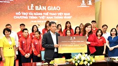 SABECO hỗ trợ kinh phí cho  50 VĐV xuất sắc chuẩn bị cho Asian Games, Olympic