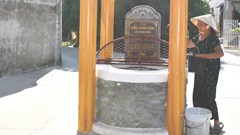 Cảnh Dương bảo tồn các giếng nước cổ