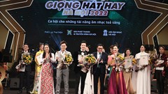 Ba thí sinh đoạt giải Nhất "Giọng hát hay Hà Nội năm 2022"