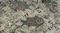 Syria khai quật bức tranh khảm đá thời La Mã khoảng 1600 năm tuổi