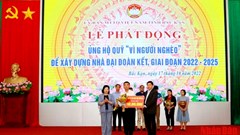 Bắc Kạn phát động ủng hộ quỹ xây nhà Đại đoàn kết