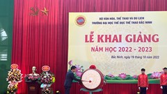 Trường Đại học Thể dục Thể thao Bắc Ninh khai giảng năm học 2022 - 2023