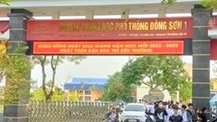 Thanh Hóa: Yêu cầu kiểm điểm hiệu trưởng, giáo viên trường THPT Đông Sơn 1 do thu tiền trái quy định