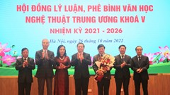 Ra mắt Hội đồng Lý luận, phê bình văn học, nghệ thuật TƯ khóa V