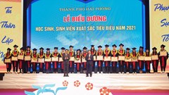 Hải Phòng biểu dương học sinh, sinh viên xuất sắc tiêu biểu năm 2022
