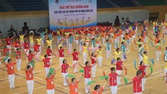 Đà Nẵng: 350 VĐV dự giải thể dục dưỡng sinh dành cho người trung, cao tuổi