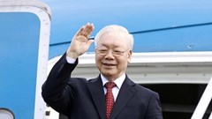 Tổng Bí thư Nguyễn Phú Trọng lên đường thăm chính thức nước Cộng hòa Nhân dân Trung Hoa