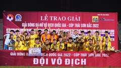 TP.HCM bảo vệ thành công chức vô địch giải bóng đá nữ VĐQG