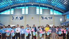 Khai mạc Giải bóng nữ CNVCLĐ tỉnh Quảng Ngãi lần thứ I năm 2022