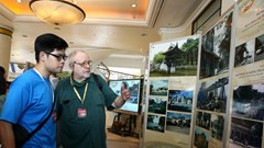 Nghệ sĩ quốc tế thích thú với những bối cảnh quay phim là các di tích, di sản văn hóa của Hà Nội