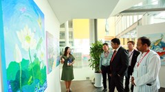 Triển lãm sáng tác mỹ thuật quốc tế  Việt Nam - Ấn Độ 2022