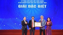 Trao Giải báo chí toàn quốc "Vì sự nghiệp Giáo dục Việt Nam" năm 2022