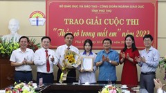 Phú Thọ: Trao giải cuộc thi “Thầy, cô trong mắt em” năm 2022