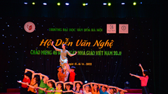 Đại học Văn hóa Hà Nội: Tưng bừng Hội diễn văn nghệ kỷ niệm 40 năm Ngày Nhà giáo Việt Nam
