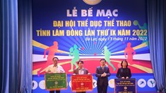 Lâm Đồng: 168 bộ huy chương được trao tại Đại hội TDTT lần thứ IX