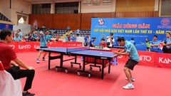 Khởi tranh Giải bóng bàn Cúp Hội Nhà báo Việt Nam lần thứ XV năm 2022