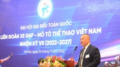 Ông Lê Văn Thắng giữ chức Chủ tịch Liên đoàn Xe đạp – Mô tô thể thao Việt Nam nhiệm kỳ VII