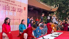 Triển lãm thư pháp “Một mối xa thư” tại Văn Miếu - Quốc Tử Giám