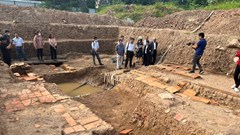 Khai quật thăm dò khu vực chính điện Kính Thiên: Phát lộ dấu tích sân Đan Trì, đường Ngự Đạo