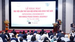 Khai mạc Đại hội lần thứ 22 Hội đồng Hòa bình thế giới