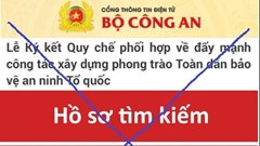 Cảnh báo trang mạng giả mạo, sử dụng hình ảnh, biểu tượng của công an