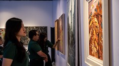 Triển lãm nghệ thuật họa sĩ chung tay vì biến đổi khí hậu