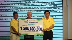 Giải golf hữu nghị quyên góp hơn 1,5 tỉ đồng cho bệnh nhi ung thư