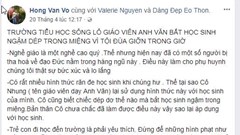 Xử nghiêm giáo viên hù dọa học sinh ngậm dép