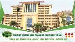 Trường Đại học Kinh doanh và Công nghệ Hà Nội tuyển sinh