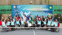 Khởi tranh Giải quần vợt Xe lăn toàn quốc 2022