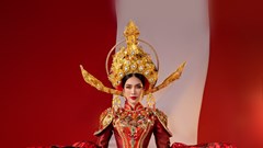 Phương Anh mang hình ảnh nữ trạng nguyên vào quốc phục dự thi Miss International 2022
