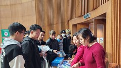 Tập huấn cho các tình nguyện viên phục vụ Đại hội Thể thao toàn quốc lần thứ IX