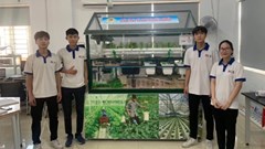 Nhóm SV trường nghề đam mê công nghệ sản xuất nông nghiệp