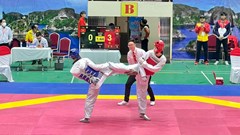 14 đơn vị giành huy chương trong ngày thi đấu mở màn của môn Taekwondo