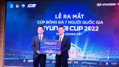 8 đội bóng xuất sắc nhất tranh tài ở chung kết Cúp bóng đá 7 người quốc gia Hyundai Cup 2022