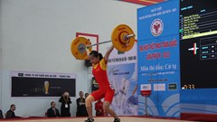 Khởi tranh môn cử tạ trong chương trình Đại hội Thể thao toàn quốc lần thứ IX