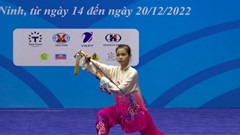 Giành thêm 4 HCV, Hà Nội tiếp tục dẫn đầu môn Wushu