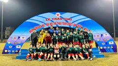 Chủ nhà Quảng Ninh vô địch môn bóng đá nữ