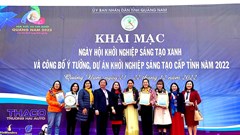 Quảng Nam: Khai mạc Ngày hội khởi nghiệp sáng tạo xanh