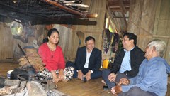 Quảng Ngãi: Bàn giao 25 nhà đại đoàn kết cho hộ nghèo ở miền núi