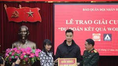 Trao thưởng Cuộc thi “Dự đoán kết quả World Cup 2022”