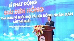 Phát động Giải báo chí toàn quốc về Quốc hội và HĐND